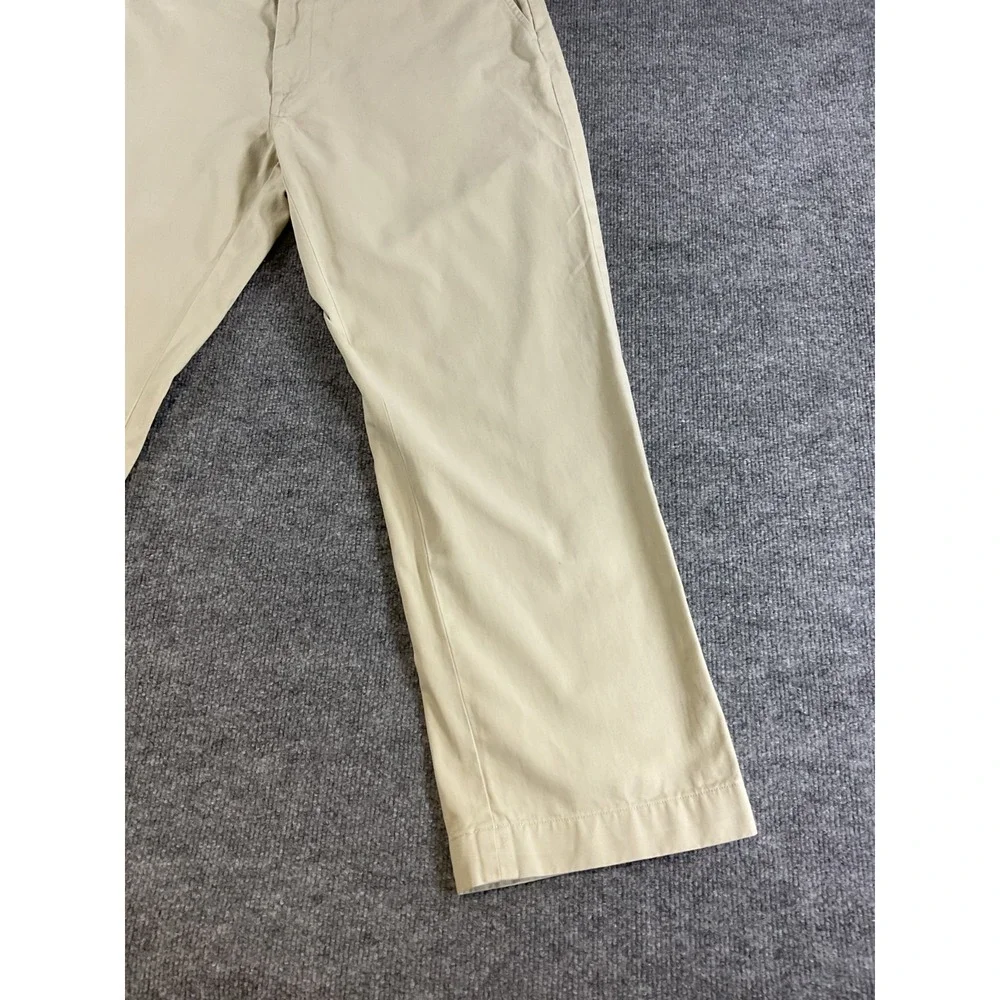 Polo Ralph Lauren Classic Fit Chino Pants Men's 38x30 Beige Khaki Flat Front Cas